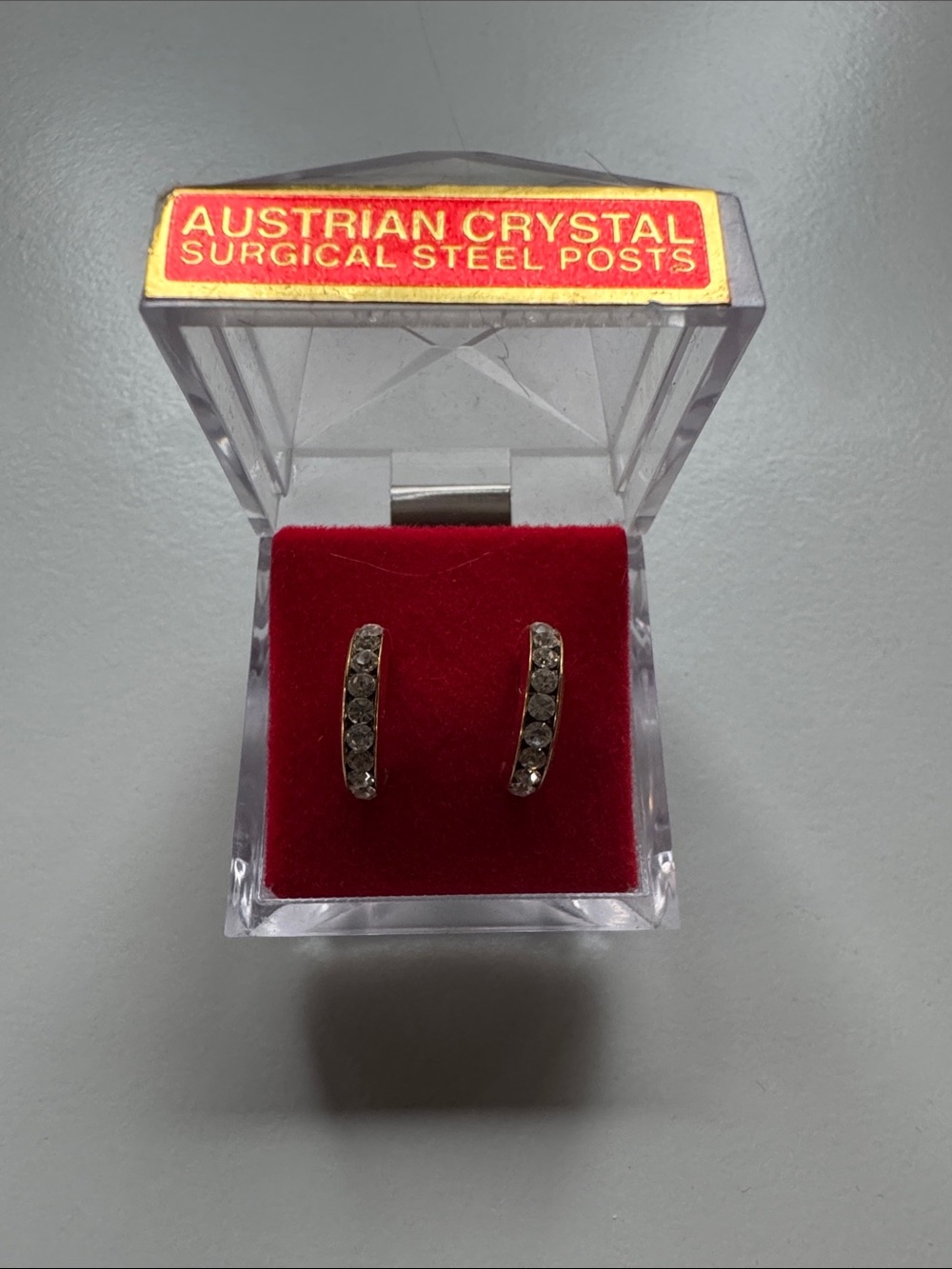 Vintage Austrian Crystal Earrings
